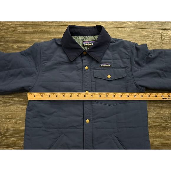 Patagonia Boys' Quilted Shacket size Large Blue - Picture 3 of 6